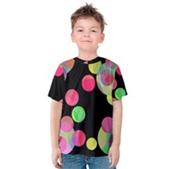 Colorful Decorative Circles Kid s Cotton Tee