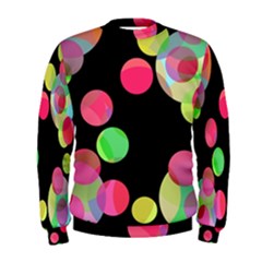 Colorful Decorative Circles Men s Sweatshirt by Valentinaart