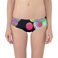 Colorful Decorative Circles Classic Bikini Bottoms by Valentinaart