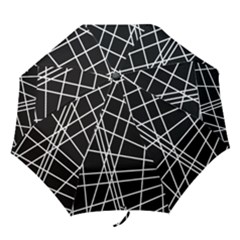 Black And White Simple Design Folding Umbrellas