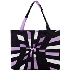 Purple Abstraction Mini Tote Bag