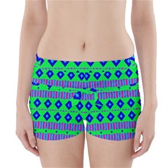 Rhombus And Stripes         Boyleg Bikini Wrap Bottoms