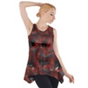 Red grey 3d design                                                                                    Side Drop Tank Tunic View1