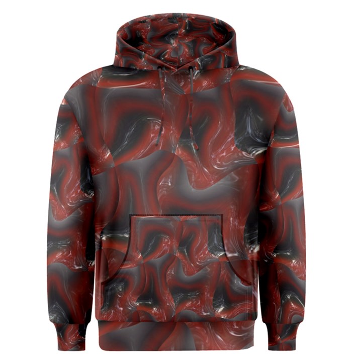 Red grey 3d design                                                                                    Men s Pullover Hoodie