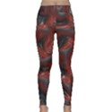 Red grey 3d design                                                                                    Yoga Leggings View1