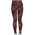 Red grey 3d design                                                                                    Yoga Leggings View2