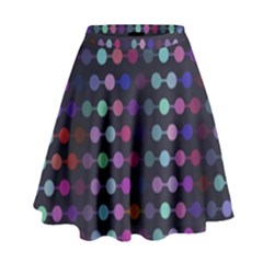 Connected Dots                                                                                       High Waist Skirt by LalyLauraFLM