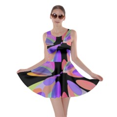 Colorful abstract flower Skater Dress