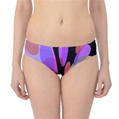 Colorful abstract flower Hipster Bikini Bottoms