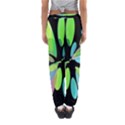 Green abstract flower Women s Jogger Sweatpants View2