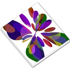 Colorful Abstract Flower Small Memo Pads by Valentinaart