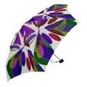 Colorful abstract flower Mini Folding Umbrellas View2