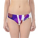 Colorful abstract flower Hipster Bikini Bottoms View1