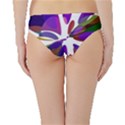 Colorful abstract flower Hipster Bikini Bottoms View2