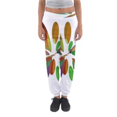 Colorful Abstract Flower Women s Jogger Sweatpants by Valentinaart