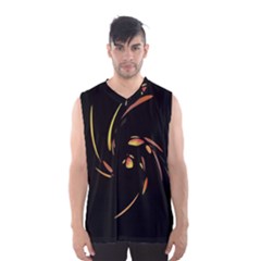 Orange Twist Men s Basketball Tank Top