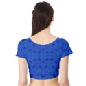 OCEAN SPARK Short Sleeve Crop Top (Tight Fit) View2