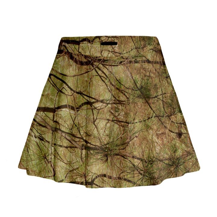 Camo Mini Flare Skirt