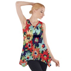 Alexa Floral Side Drop Tank Tunic