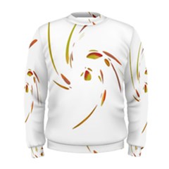 Orange Twist Men s Sweatshirt by Valentinaart