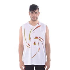 Orange Twist Men s Basketball Tank Top