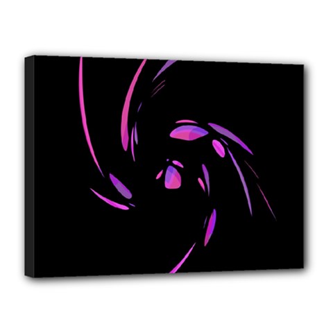 Purple Twist Canvas 16  X 12 