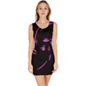 Purple twist Sleeveless Bodycon Dress View1