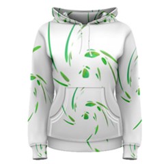 Green Twist Women s Pullover Hoodie by Valentinaart