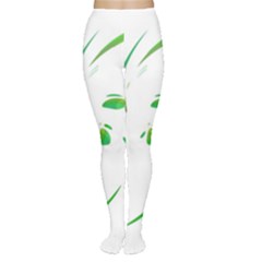 Green Twist Women s Tights by Valentinaart