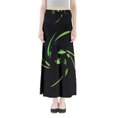 Green Twist Maxi Skirts