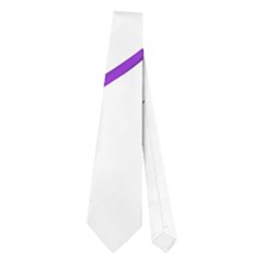 Purple Twist Neckties (two Side)  by Valentinaart