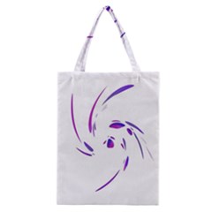 Purple Twist Classic Tote Bag by Valentinaart