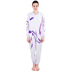 Purple Twist Onepiece Jumpsuit (ladies)  by Valentinaart