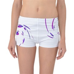 Purple Twist Reversible Boyleg Bikini Bottoms