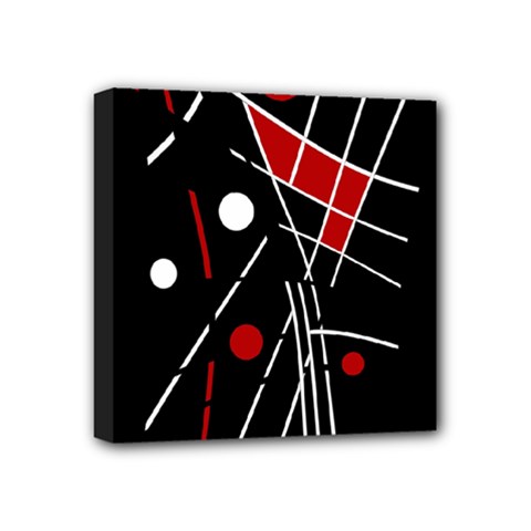 Artistic Abstraction Mini Canvas 4  X 4  by Valentinaart