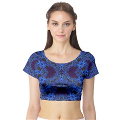 Picsart 06 18 01 38 26r (2)u Short Sleeve Crop Top (tight Fit)