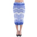 Tie Dye Indigo Midi Pencil Skirt View1