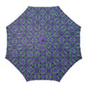 Pretty Purple Flowers Pattern Golf Umbrellas View1