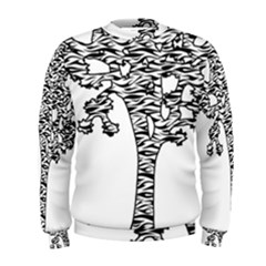 Jt Zebra Stipes 11 X 17 Men s Sweatshirt by WickedCool