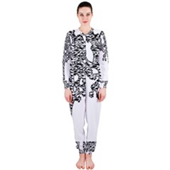 Jt Zebra Stipes 11 X 17 Onepiece Jumpsuit (ladies) 