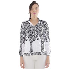 Jt Zebra Stipes 11 X 17 Wind Breaker (women)