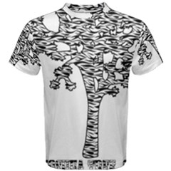 Joshua Tree Zebra Stripes Men s Cotton Tee