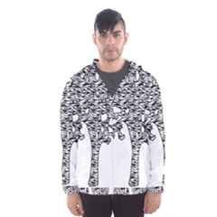 Joshua Tree Zebra Stripes Hooded Wind Breaker (men)