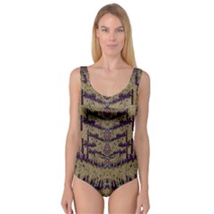 Lace Landscape Abstract Shimmering Lovely In The Dark Princess Tank Leotard 