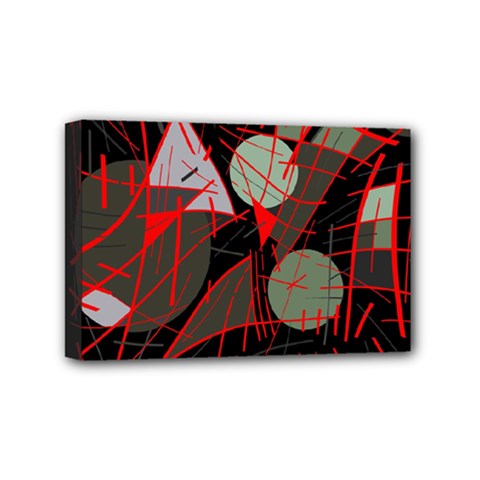 Artistic Abstraction Mini Canvas 6  X 4  by Valentinaart