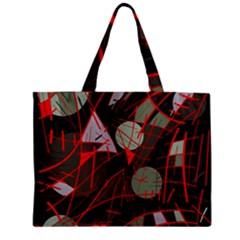 Artistic Abstraction Zipper Mini Tote Bag