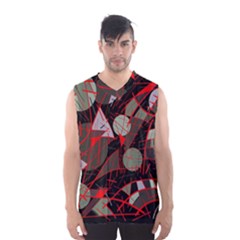 Artistic Abstraction Men s Basketball Tank Top