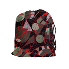 Artistic Abstraction Drawstring Pouches (extra Large)