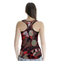 Artistic abstraction Racer Back Sports Top View2