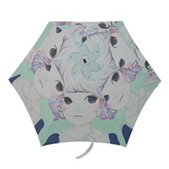 Spring Mint! Mini Folding Umbrellas